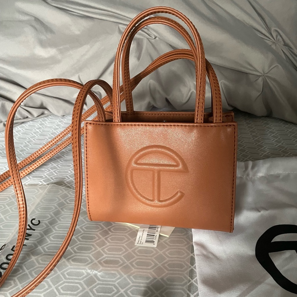 Telfar Small Tan Shopping Bag